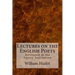 Lectures on the English Poets