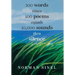 100 words time 100 poems equals 10,000 sounds then silence