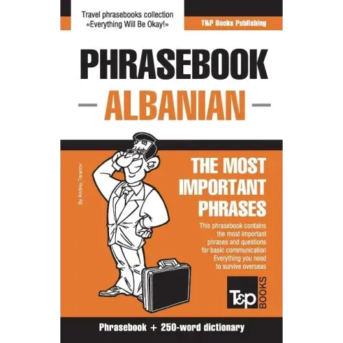 English-Albanian phrasebook and 250-word mini dictionary