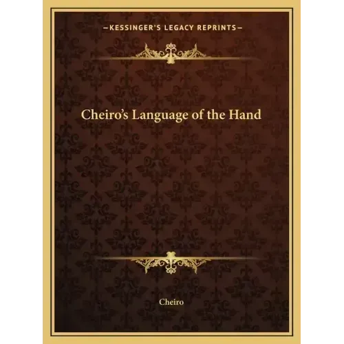 Cheiro's Language of the Hand
