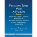 Facts and Ideas from Anywhere: 2016 to 2020