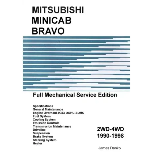 Mitsubishi Minicab-Bravo Full Mechanical Service Manual