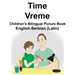 English-Serbian (Latin) Time/Vreme Children's Bilingual Picture Book