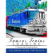 Famous Train Shading Volume 2: Train Grayscale coloring books for adults Relaxation Art Therapy for Busy People (Adult Coloring Books Series, graysca