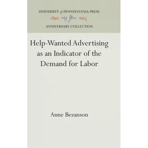 Help-Wanted Advertising as an Indicator of the Demand for Labor