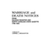 Marriage and Death Notices from "Raleigh Register and North Carolina State Gazette," 1799-1825