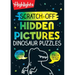 Scratch-Off Hidden Pictures Dinosaur Puzzles: Scratch-Off Hidden Pictures Dinosaur Puzzles (Highlights Scratch-Off Activity Books) 64-Page Dinosaur Ac