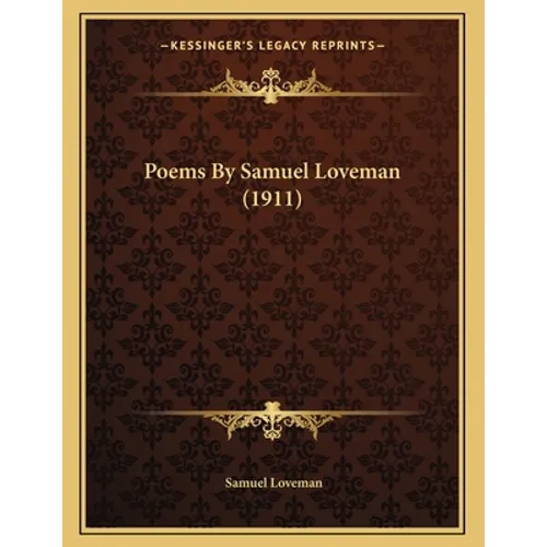Poems By Samuel Loveman (1911)