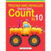 Trucks and Vehicles Dot to Dot: Count to 10