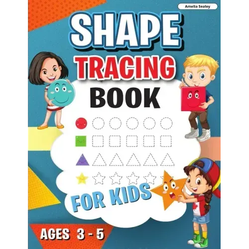 Shape Tracing Book: Shape Tracing Book for Preschoolers, Homeschool Learning Activities for Kids, Preschool Tracing Shapes