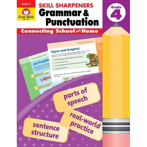 Skill Sharpeners: Grammar & Punctuation, Grade 4 Workbook