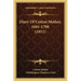 Diary Of Cotton Mather, 1681-1708 (1911)