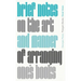 Brief Notes on the Art and Manner of Arranging One's Books