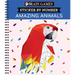 Brain Games - Sticker by Number: Amazing Animals (13 Images to Sticker)