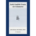 Early English Tracts on Commerce