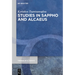 Studies in Sappho and Alcaeus