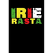 Irie Rasta: Gift idea for reggae lovers and jamaican music addicts. 6 x 9 inches - 100 pages