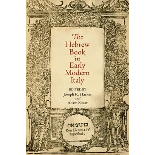 The Hebrew Book in Early Modern Italy