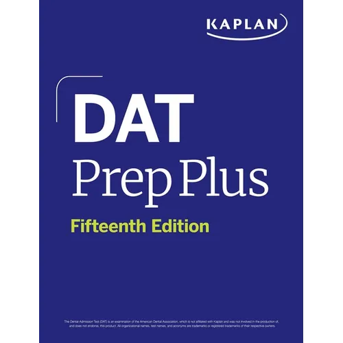 DAT Prep Plus, Fifteenth Edition (2026): Includes 12 Pages of Full Color Study Sheets + Online Access to 2 Full Length Practice Tests + 600+ Practice