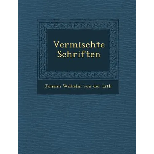 Vermischte Schriften