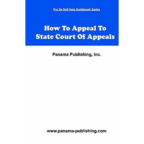 How To Appeal In State Court Of Appeals