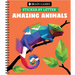 Brain Games - Sticker by Letter: Amazing Animals - 2 Books in 1 (in the Wild & Playful Pets) - 20 Images to Sticker
