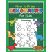 How to Draw Dinosaurs for Kids: Easy Step by Step Drawing Book for Kids 6-8 Learn How to Draw Simple Dinos