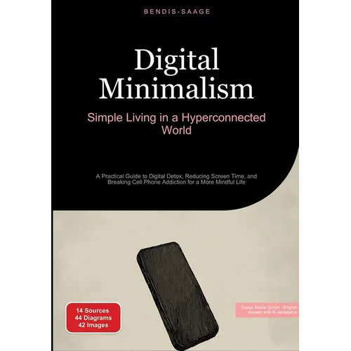 Digital Minimalism: Simple Living in a Hyperconnected World: A Practical Guide to Digital Detox, Reducing Screen Time, and Breaking Cell Phone Addicti
