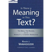 Is There a Meaning in This Text?: The Bible, the Reader, and the Morality of Literary Knowledge