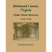 Richmond County, Virginia Order Book Abstracts, 1721-1722