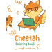 Cheetah Coloring Book
