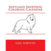 Shetland Sheepdog Coloring Calendar