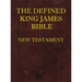 Defined King James Bible New Testament