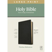 NLT Large Print Thinline Reference Bible, Filament Enabled Edition (Red Letter, Genuine Leather, Black)