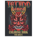 Tattoo Demon Coloring Book for Adults: Tattoo Adult Coloring Book, Beautiful and Awesome Tattoo Coloring Pages Such As Adult to Get Stress Relieving a