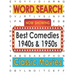 Movies Word Search Best Comedies 1940s and 1950s: Hollywood Movies Puzzle Book for Adults and Teen Puzzlers, Activity Gifts for Classic Movie Lovers