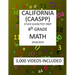 8th Grade CALIFORNIA CAASPP, MATH, Test Prep: 2019: 8th Grade California Assessment of Student Performance and Progress MATH Test prep/study guide