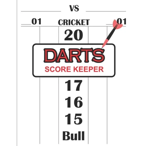 Dart Score Keeper: 100 Darts Score Sheets, Darts Game, Dart Score Pad, Score Keeper Notebook