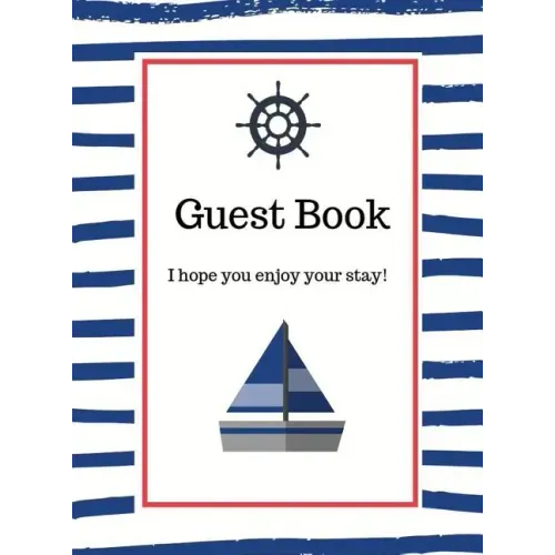 Nautical Guest Book Hardcover