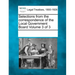 Selections from the Correspondence of the Local Government Board Volume 3 of 3