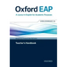 Oxford Eap Upper Intermediate Teachers Book & DVD ROM Pk [With DVD ROM]
