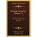 Readings In Ancient History V2: Rome And The West (1912)