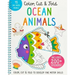 Color, Cut, and Fold: Ocean Animals