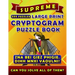 Supreme Large Print Cryptogram Puzzle Books (300 Puzzles): Cryptoquotes Crypto Quips. Cryptoquip Puzzle Books for Adults.