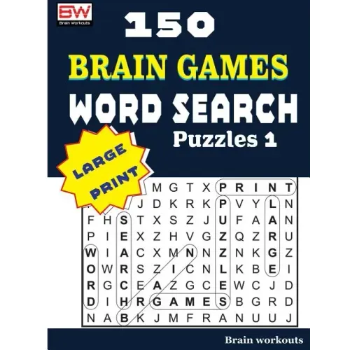 150 Brain Games - WORD SEARCH Puzzles 1