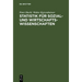 Statistik für Sozial- und Wirtschaftswissenschaften
