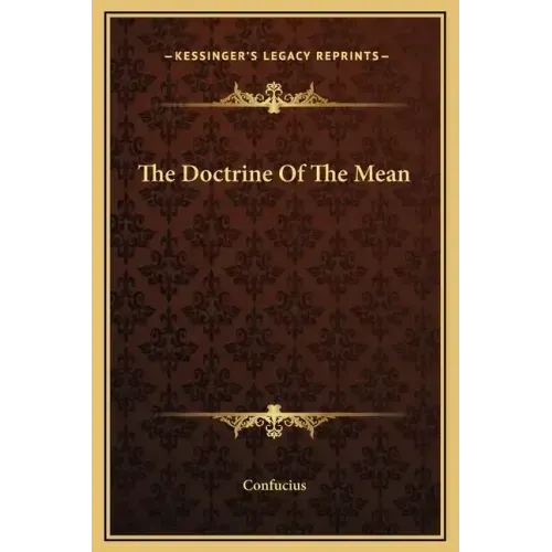 The Doctrine of the Mean
