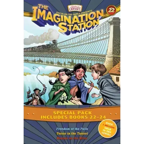 Imagination Station Books 3-Pack: Freedom at the Falls / Terror in the Tunnel / Rescue on the River