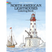 North American Lighthouses Coloring Book