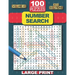 100 Number Search Puzzles: Number Search Puzzle Book for Adults, Teens and Seniors, Large Print-Edition, with Solutions (Search and Find)